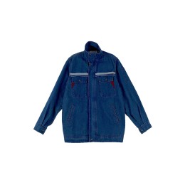 訂製電焊薄款牛仔套裝工作服     設計勞保服裝耐磨防燙純棉工作服   前後反光帶設計     棉66.1% 聚酯纖維25.8% 粘膠纖維(粘纖)8.1%    SKWK148 訂製電焊薄款牛仔套裝工作服     設計勞保服裝耐磨防燙純棉工作服   前後反光帶設計     棉66.1% 聚酯纖維25.8% 粘膠纖維(粘纖)8.1%    SKWK148